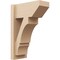 Ekena Millwork 8-in W x 16-in D x 24-in H Balboa Slat Rough Cedar Woodgrain TimberThane Outlooker, Primed Tan OUTUR080X16X24BOA24RCPR - alternate 1